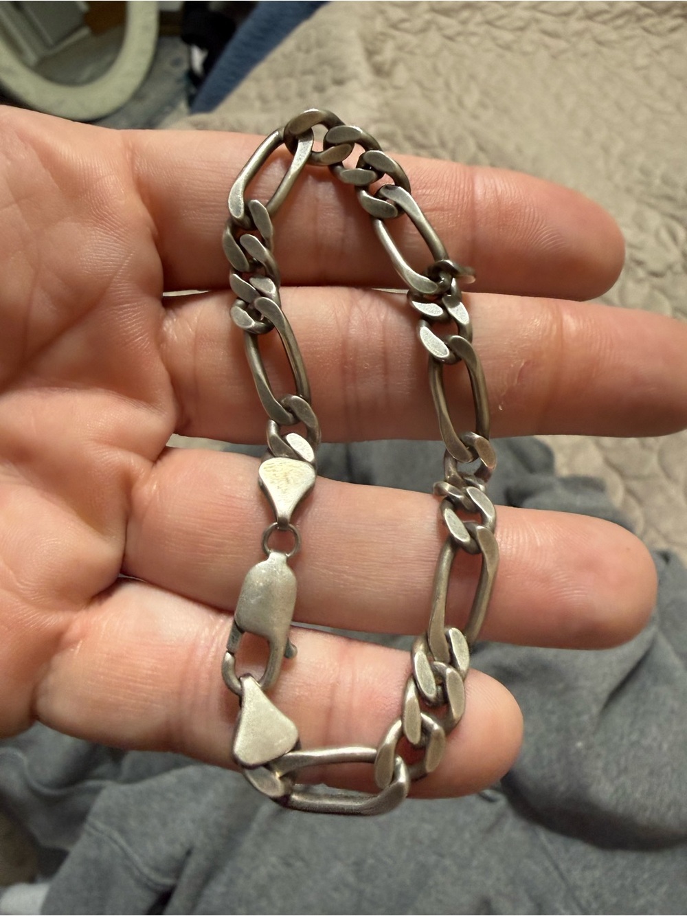 Kendra Scott Polished Silver-Tone Figaro Bracelet